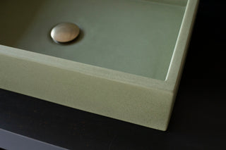 Solid Block \ Olive Green \