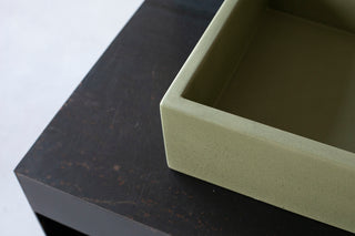 Solid Block \ Olive Green \