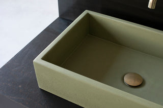 Solid Block \ Olive Green \