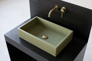 Solid Block \ Olive Green \