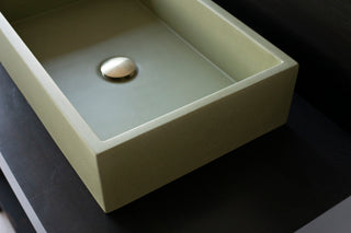 Solid Block \ Olive Green \