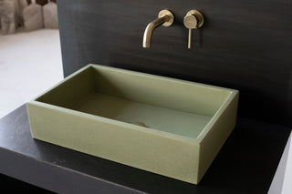 Solid Block \ Olive Green \