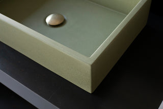 Solid Block \ Olive Green \